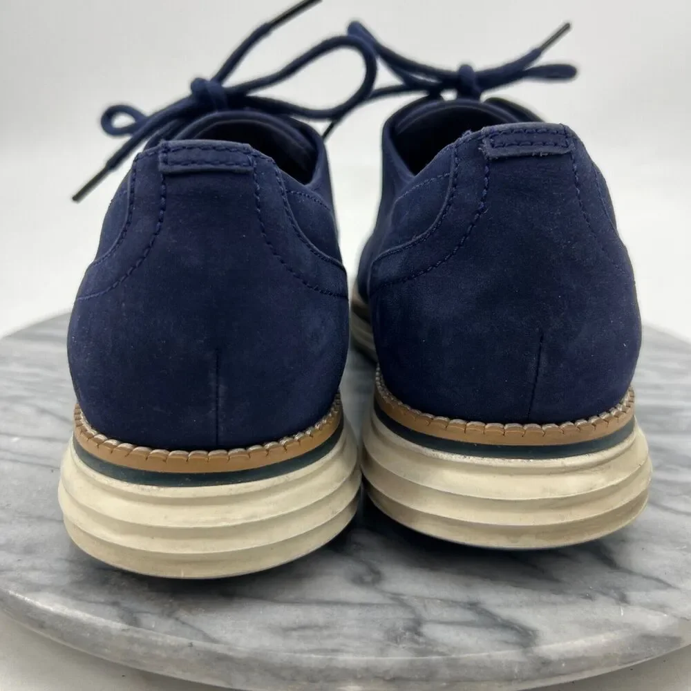 Cole Haan Shoes Mens 9.5 Navy OG Cloudfeel Energy Merid PT Oxford Nubuck Leather